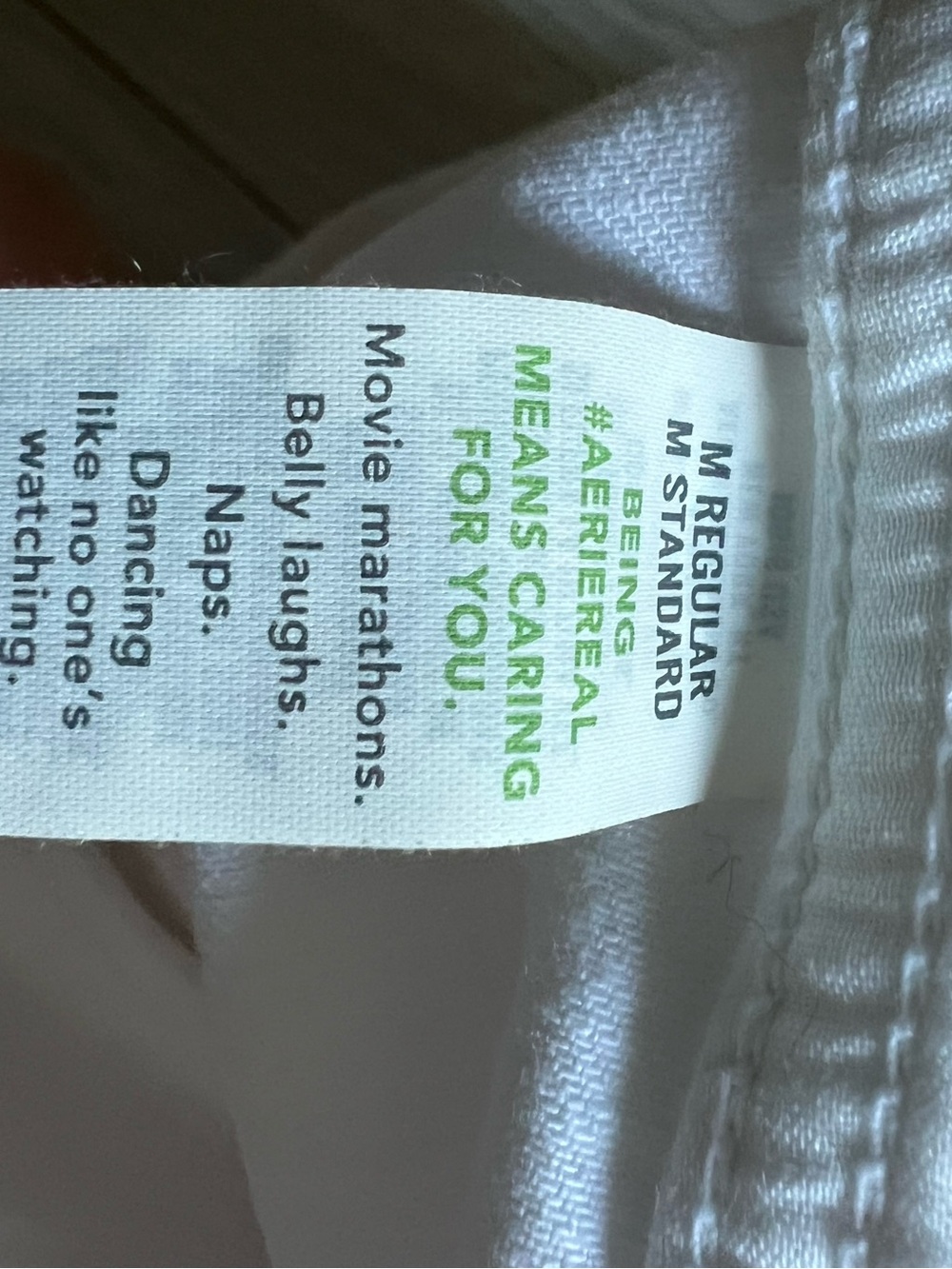 aerie White daydream denim pull-on Pant - Picture 4 of 6